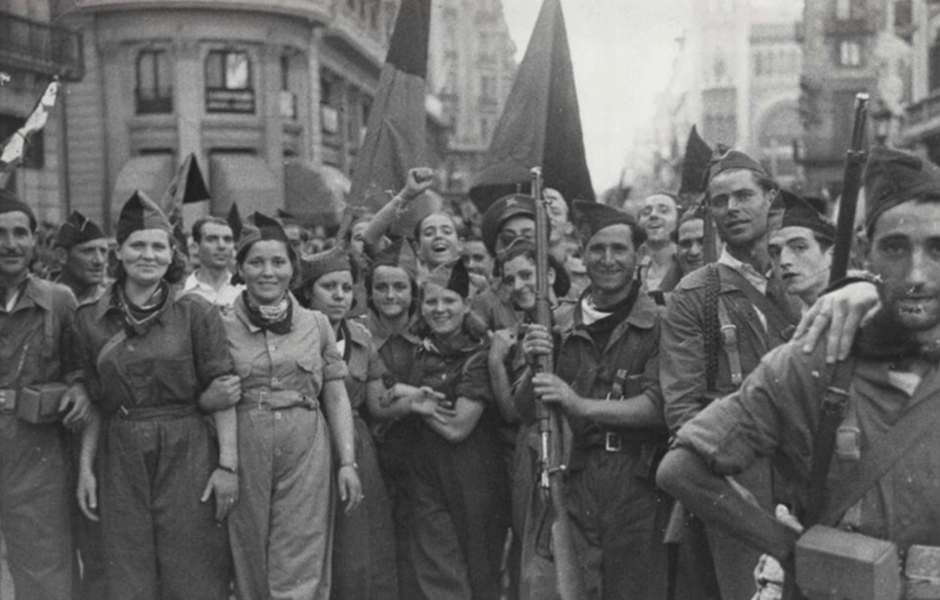 После победы республиканцев. Испанские анархисты 1936.