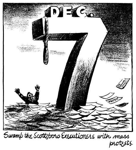 A cartoon from Labor Defender, publication of the ILD. (Illustration: Marxists Internet Archive)